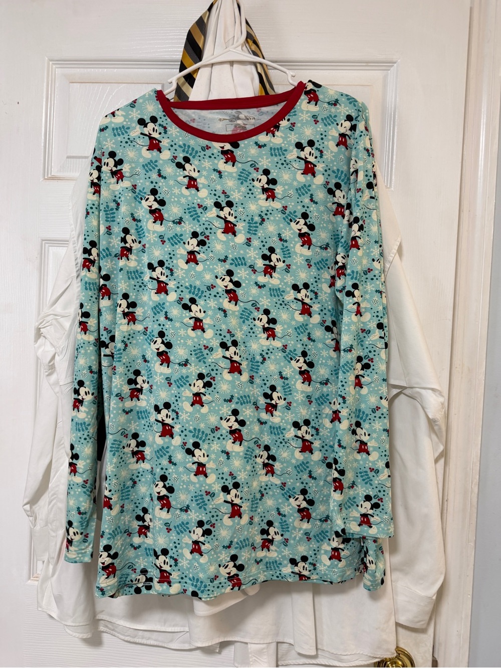 Little Sleepies Mickey Mouse Winter Wonderland  Long Sleeve Pajama Top